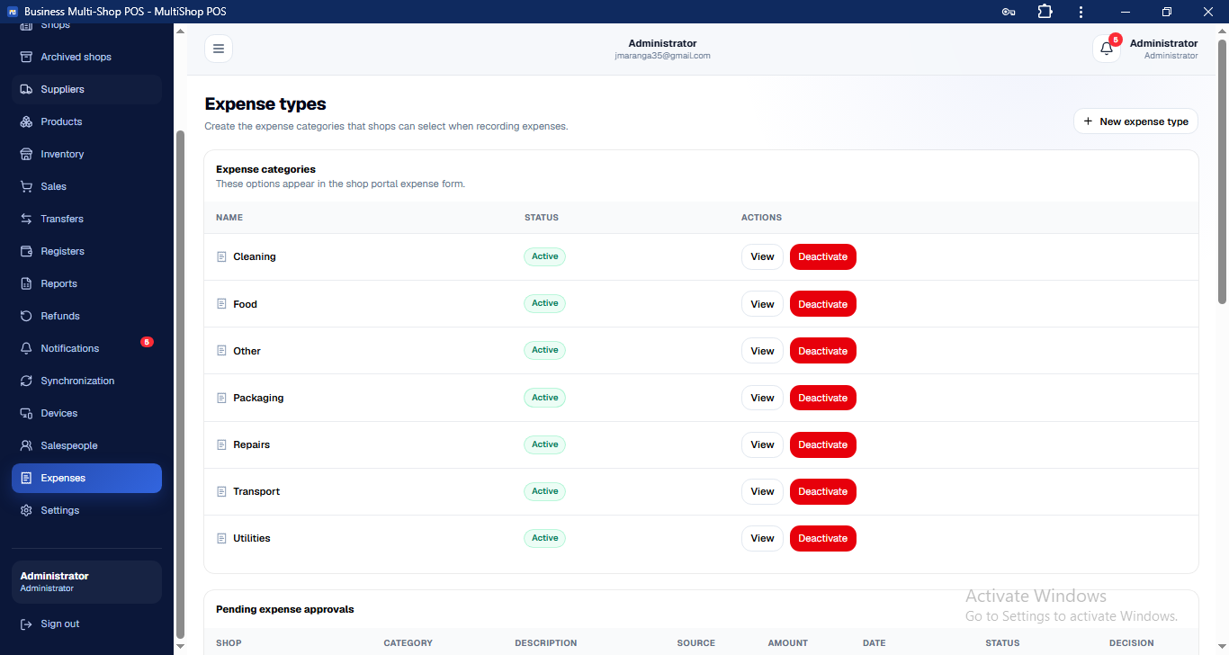 Complete Point-of-Sale & Multi-Shop Business Management System preview 4