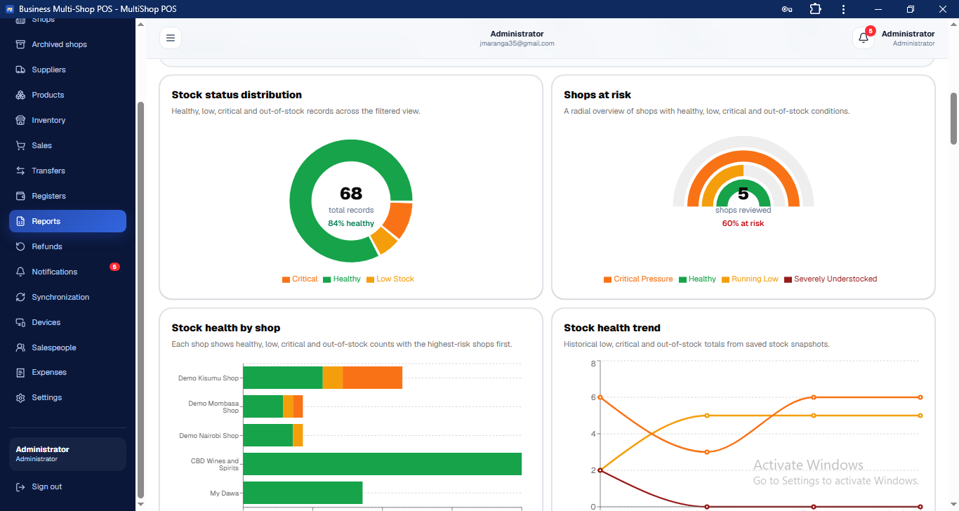 Complete Point-of-Sale & Multi-Shop Business Management System preview 9