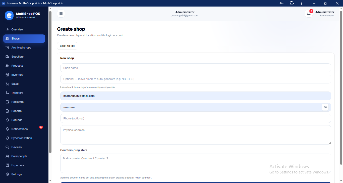 Complete Point-of-Sale & Multi-Shop Business Management System preview 16