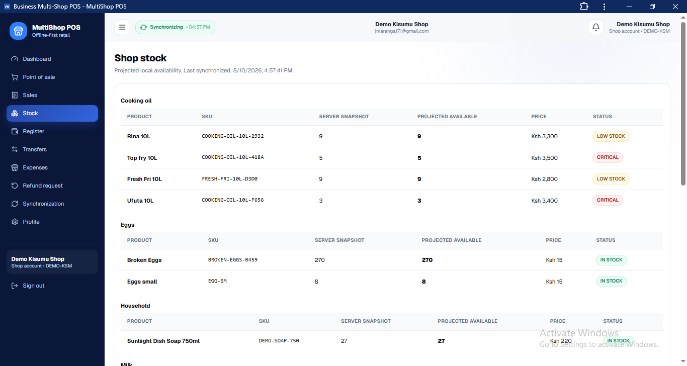 Complete Point-of-Sale & Multi-Shop Business Management System preview 25