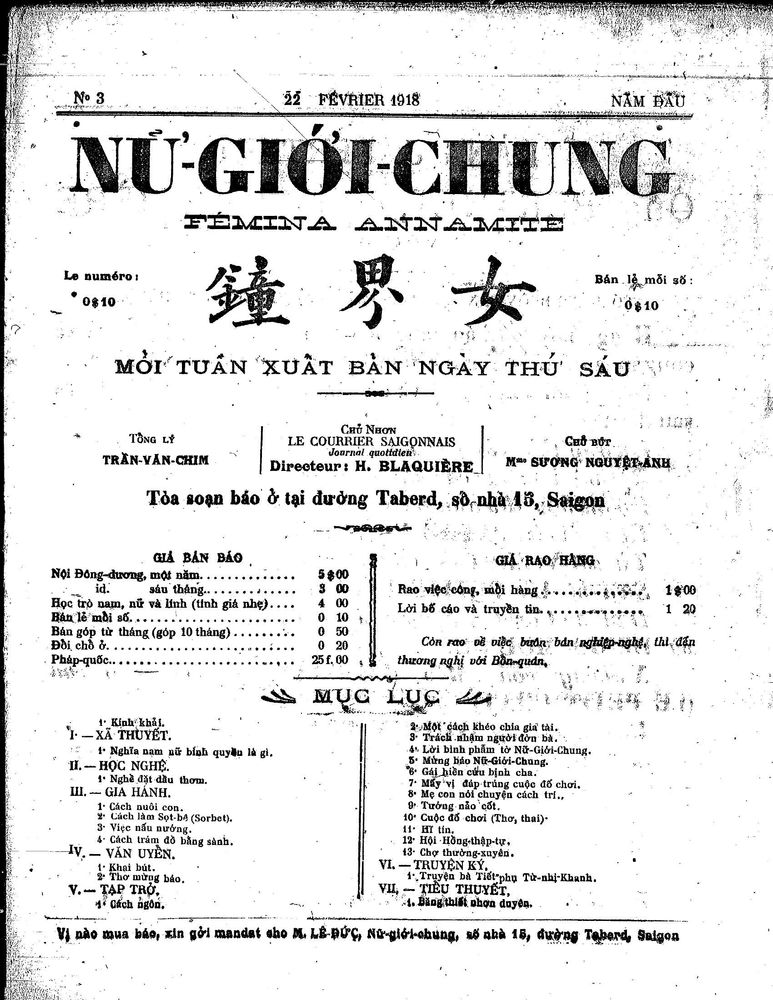 Women's Bell, Volume 3