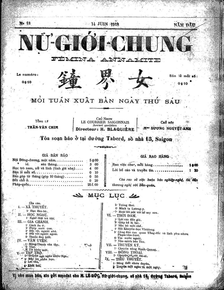Women's Bell, Volume 18