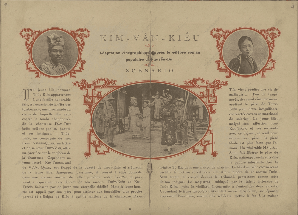 Script of the film "Kim Van Kieu" in "Kim Van Kieu, an Annamese Tale"