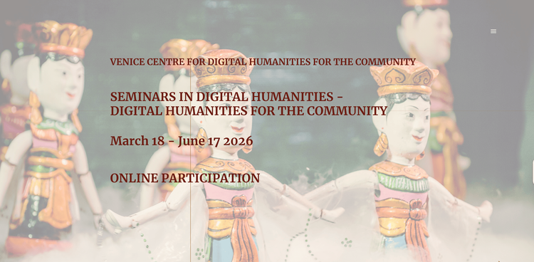  Seminars In Digital Humanities - Digital Humanities For The Community