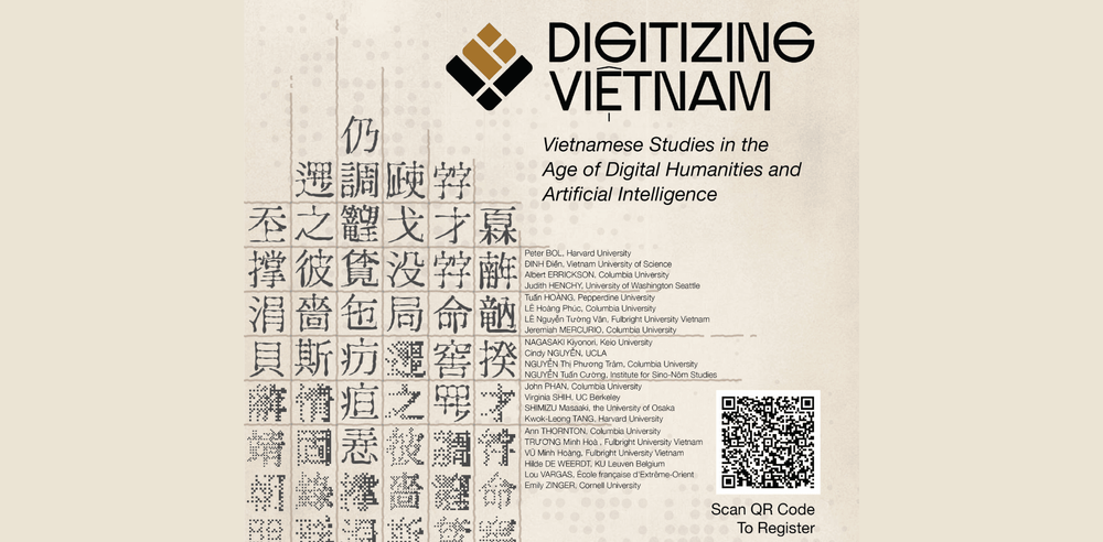 Digitizing Việt Nam: Nghiên cứu Việt Nam trong Kỷ nguyên Nhân văn số & Trí tuệ Nhân tạo