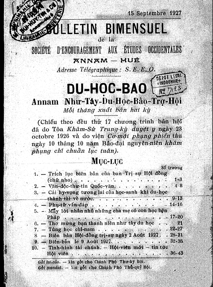 Du Học báo, số 4