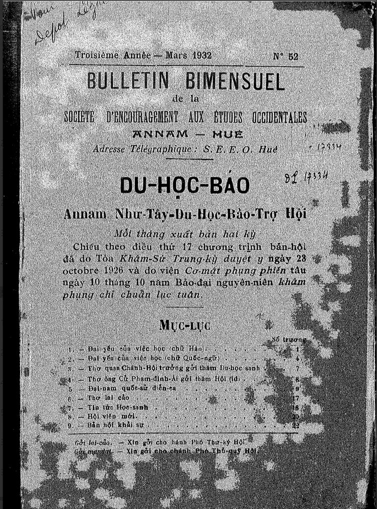 Du Học báo, số 52