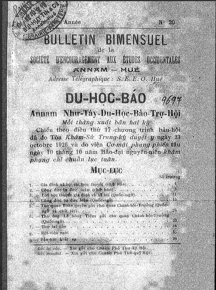 Du Học báo, số 20