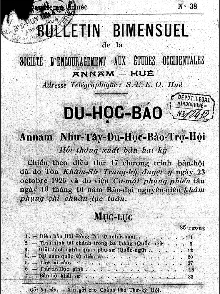 Du Học báo, số 38