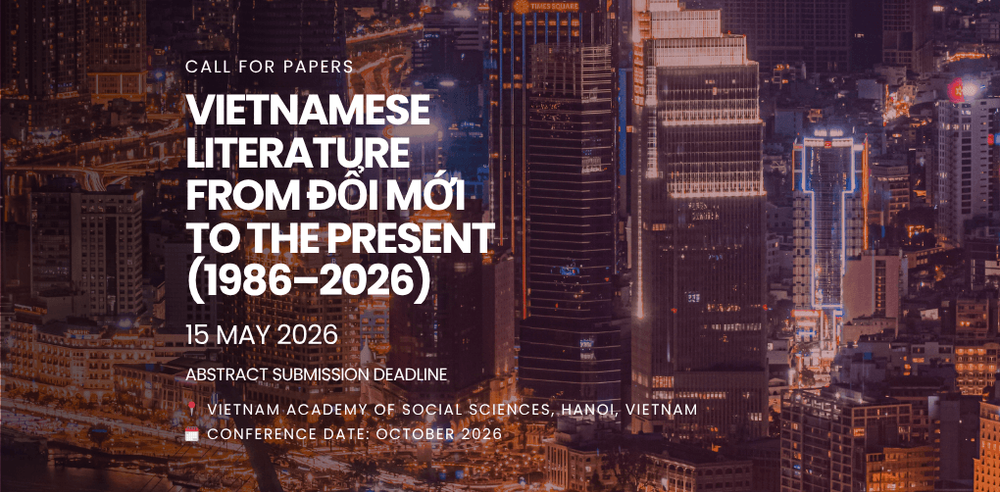 Call for Papers | International Conference "Vietnamese Literature from Doi Moi to the Present (1986-now)"