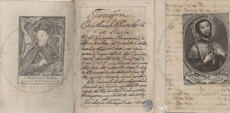 From Annam to the Vatican: Early Vietnamese Catholic Manuscripts and Printed Works in the Borgia Tonchinensis Collection