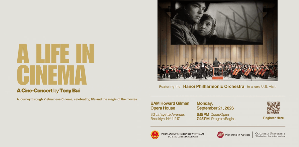 A Life in Cinema: A Cine-Concert by Tony Bui