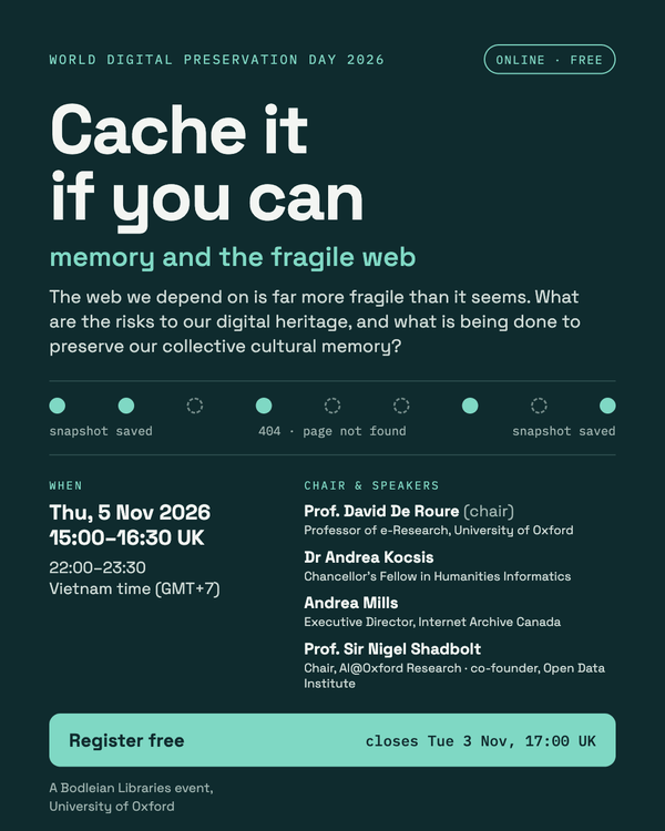 Cache it if you can: Memory and the Fragile Web