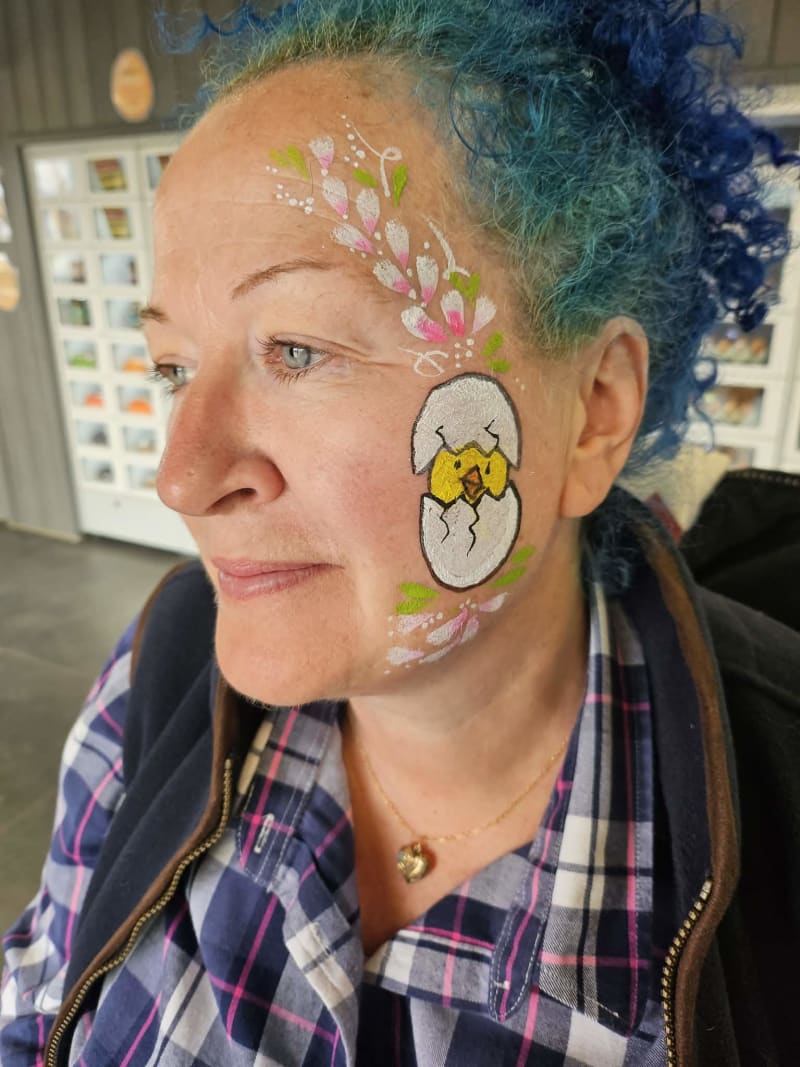 Face-painting artwork by Facepainting by Sue