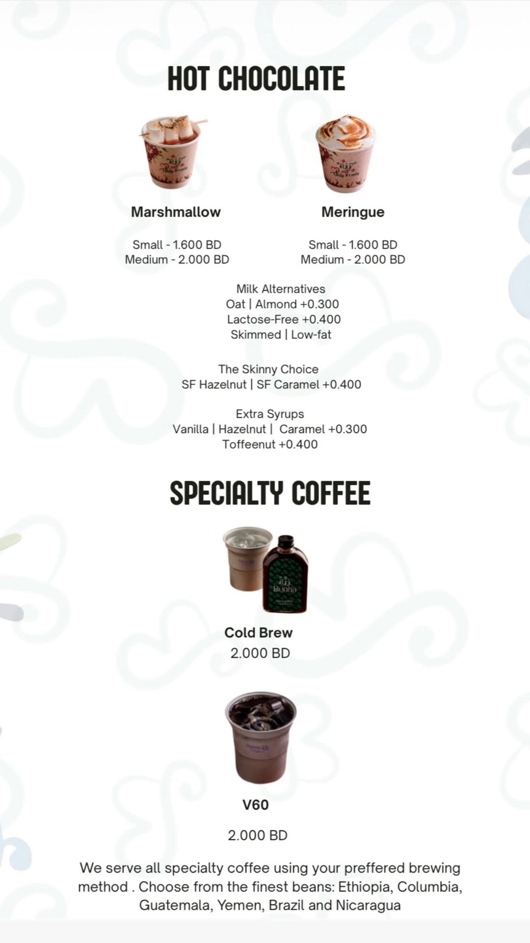Menu Page 3