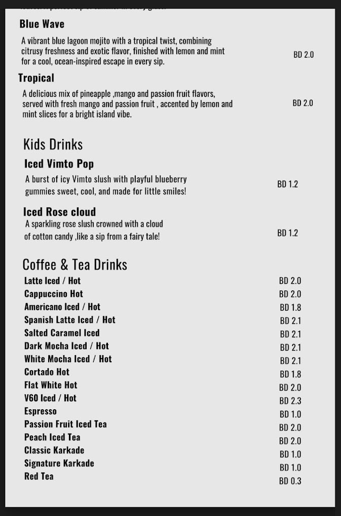 Menu Page 3