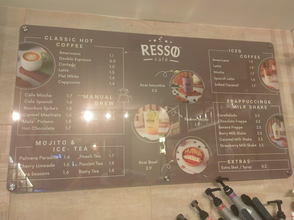 Menu Page 1