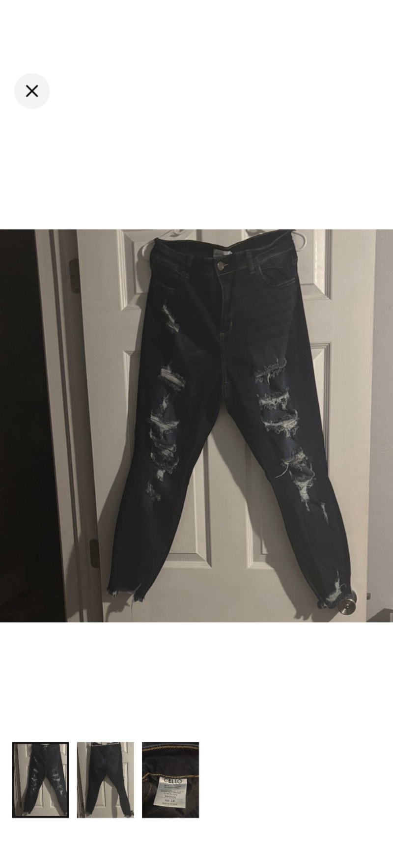 Women's Distressed Skinny Jeans