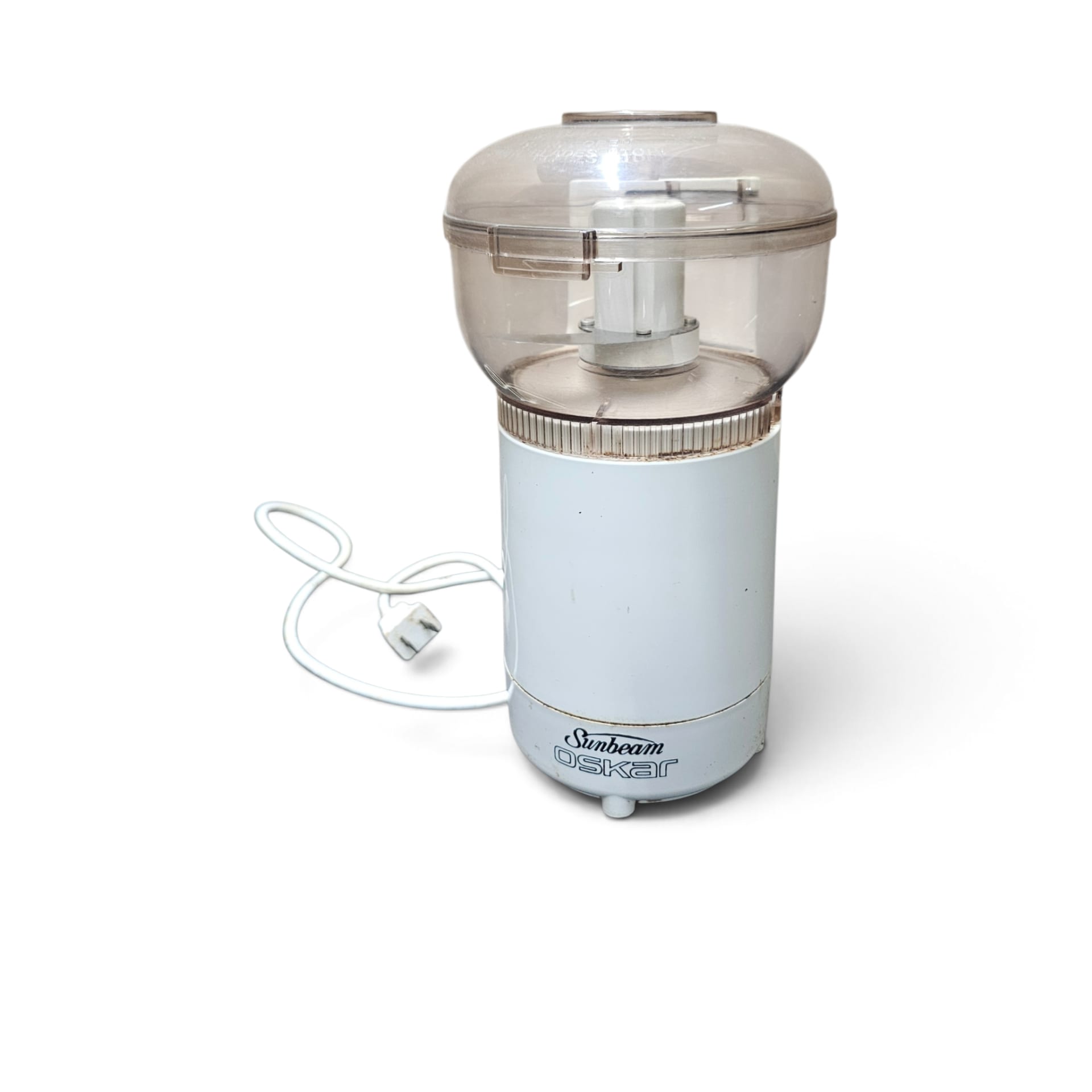 Vintage Sunbeam Oskar Food Processor White Compact Chopper