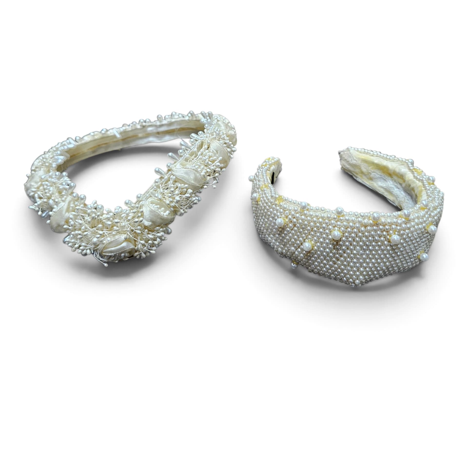 Radiance by Washington Millinery Faux Pearl Bridal Headpieces - Set of 2