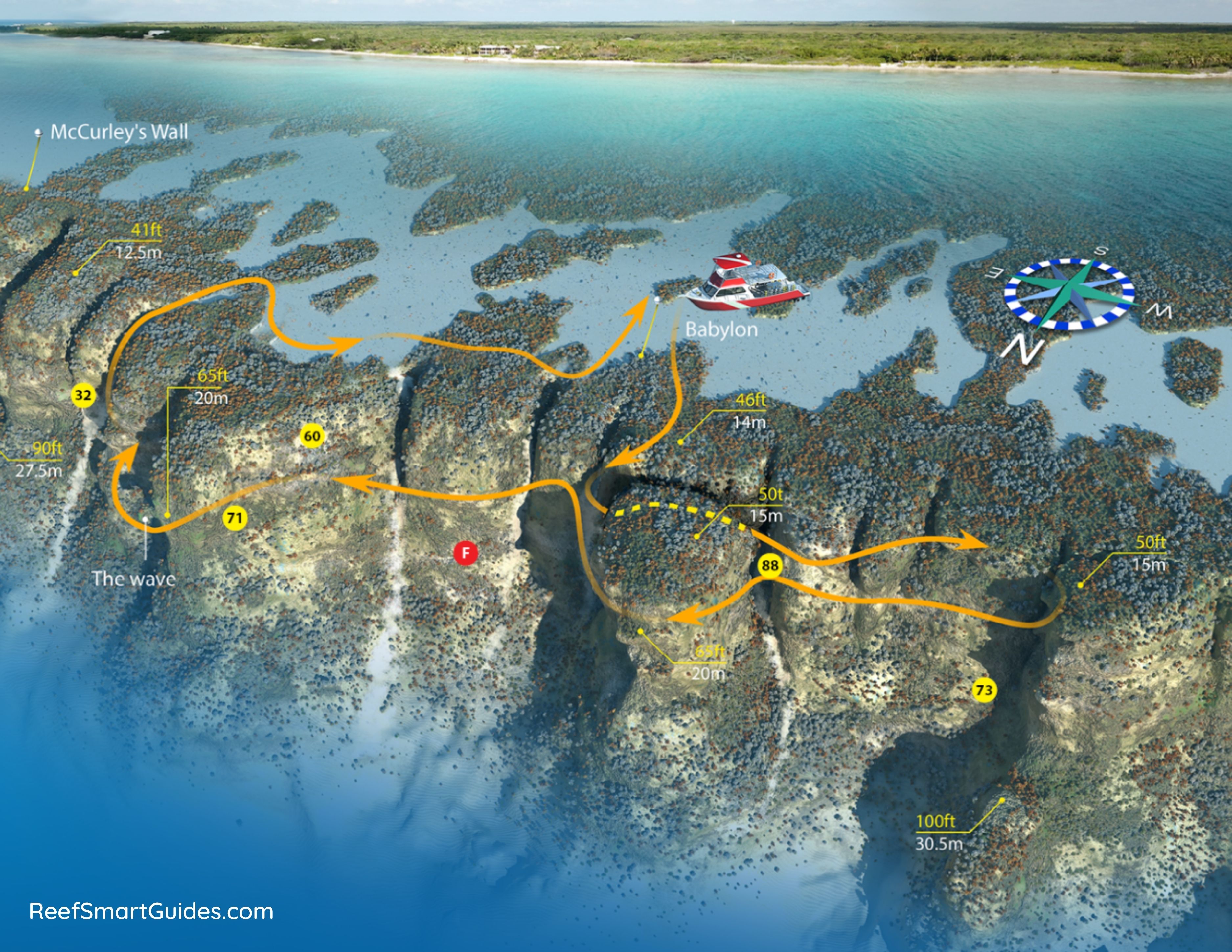 3D map of Babylon dive site