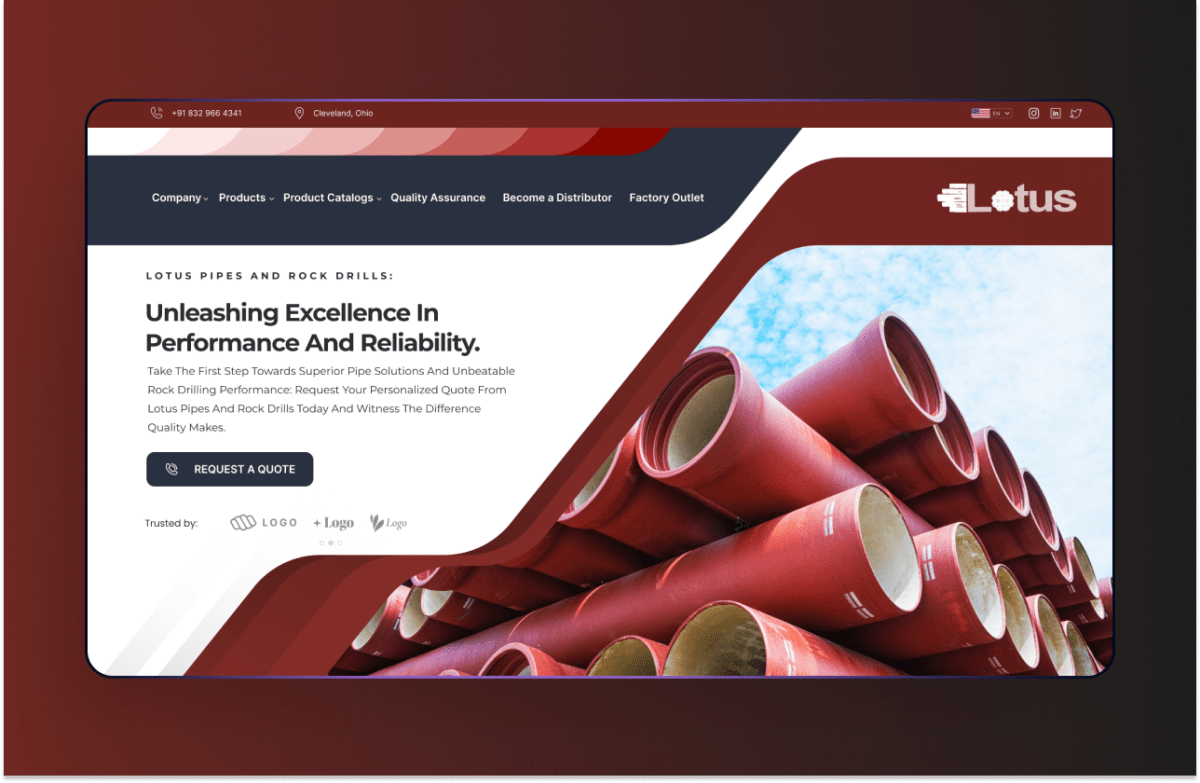 Lotus Pipes and Rock Drills