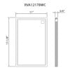 17 x 11 inch Matte Black Composite Replacement Cutting Board for Ruvati Workstation Sinks - RVA1217BWC view 3