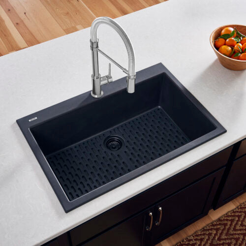 Ruvati Silicone Bottom Grid Sink Mat for RVG1080 and RVG2080 Sinks - Black – RVA41080BK view 2