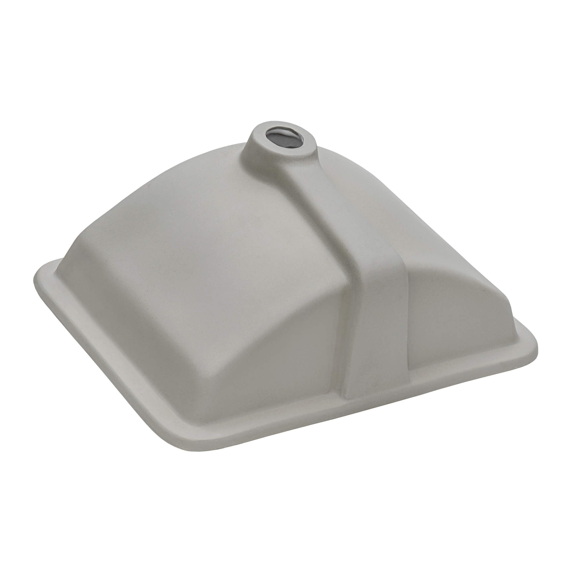 18 x 12 inch Undermount Bathroom Vanity Sink White Rectangular Porcelain Ceramic with Overflow - RVB0721 view 3