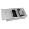 18 x 34 inch Granite Composite Workstation Kitchen Sink epiGranite Dual Mount Single Bowl - White - RVG1650WH view 2