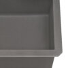 32 x 19 inch epiGranite Undermount Granite Composite Single Bowl Kitchen Sink - Urban Gray - RVG2033UG view 5