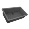 33 x 19 inch Granite Composite Undermount Single Bowl Kitchen Sink - Urban Gray - RVG2080UG view 4