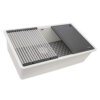 33-inch Granite Composite Workstation Undermount Kitchen Sink Single Bowl White - RVG2306WH view 2