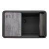 30-inch Granite Composite Workstation Urban Gray Dual Mount Kitchen Sink - RVG2310UG view 2
