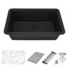 30-inch Granite Composite Workstation Urban Gray Dual Mount Kitchen Sink - RVG2310UG view 3