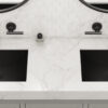 16 x 13 inch Gunmetal Black Undermount Bathroom Sink Stainless Steel - RVH6106BL view 4