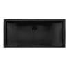 30 x 14 inch Gunmetal Black Stainless Steel Rectangular Bathroom Sink Undermount - RVH6120BL view 3