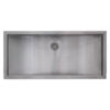 30 x 14 inch Brushed Stainless Steel Rectangular Bathroom Sink Undermount - RVH6120ST view 3