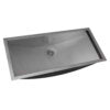 34 x 14 inch Brushed Stainless Steel Rectangular Bathroom Sink Undermount - RVH6134ST view 2