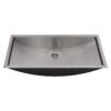 34 x 14 inch Brushed Stainless Steel Rectangular Bathroom Sink Undermount - RVH6134ST view 3
