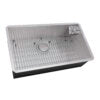 Glass Rinser and Sink Combo 30-inch Undermount 16 Gauge Stainless Steel Rounded Corners Kitchen Sink Single Bowl - RVH7533 view 2
