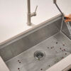 33-inch Workstation Ledge Rounded Corners Undermount 16 Gauge Kitchen Sink Single Bowl - RVH8303 view 3