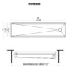 69-inch Workstation Two-Tiered Ledge Kitchen Sink Undermount 16 Gauge Stainless Steel - RVH8666 view 4
