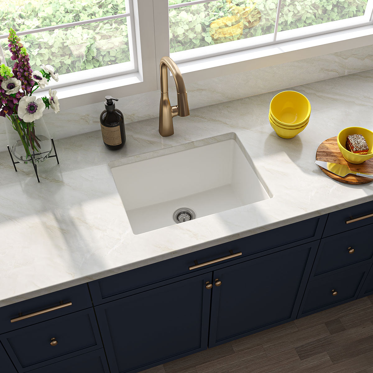 Quartz Single Bowl 2418 view 2
