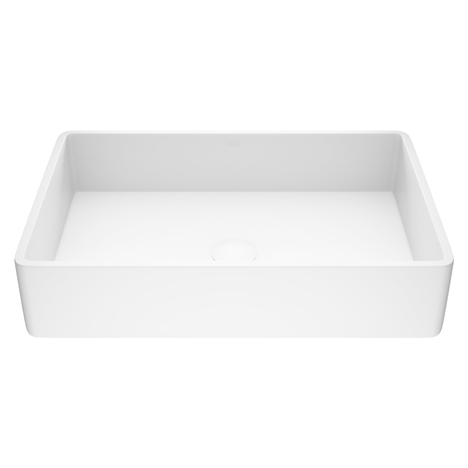 Magnolia Matte Stone Vessel Bathroom Sink view 1
