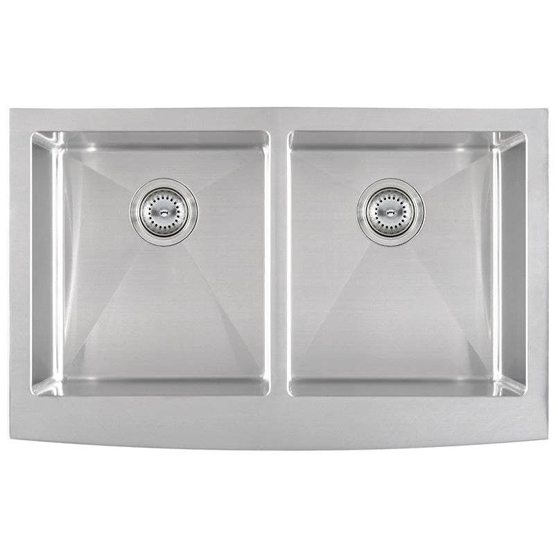 Double Bowl Farmhouse Apron Sink 50/50-3321 view 1
