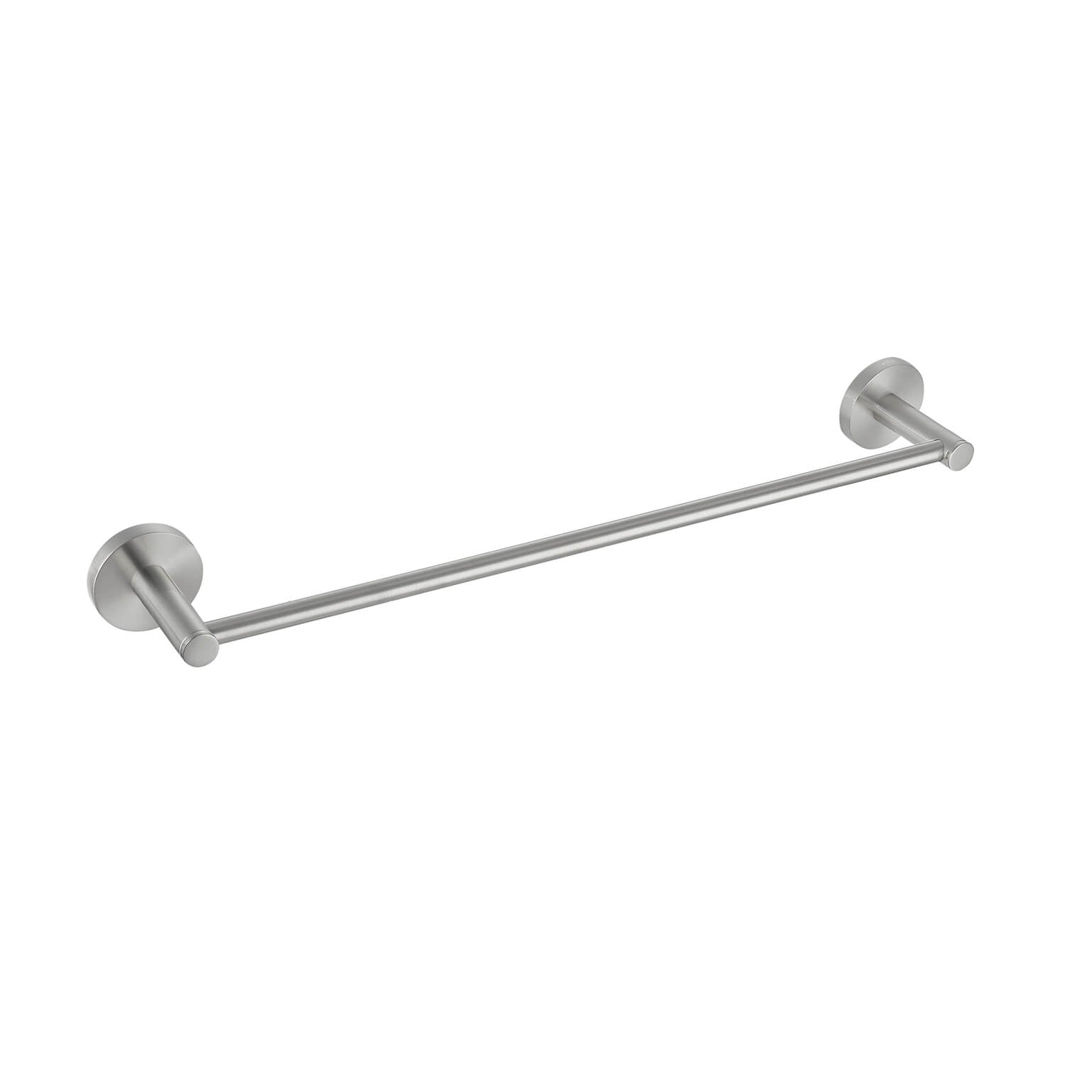 Circular Bathroom 18″ Towel Bar Brushed Nickel view 1