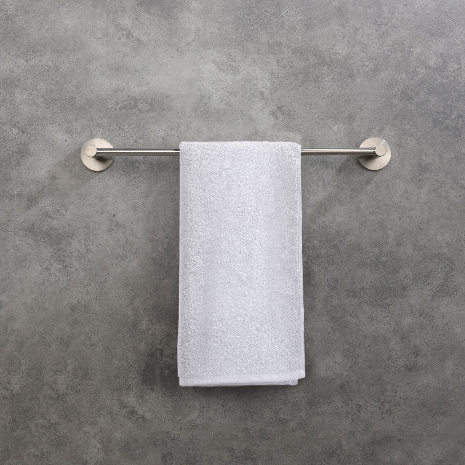 Circular Bathroom 18″ Towel Bar Brushed Nickel view 3