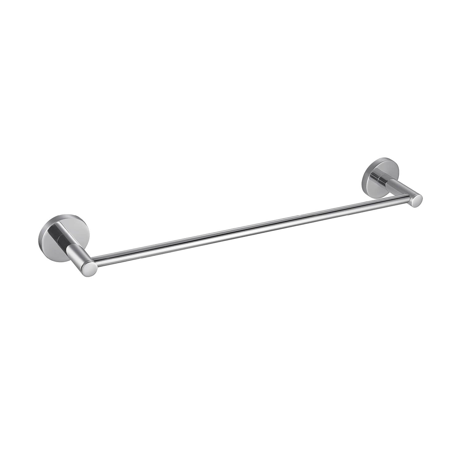 Circular Bathroom 18″ Towel Bar Chrome