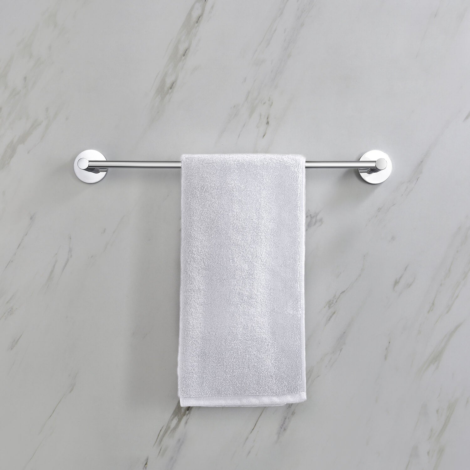 Circular Bathroom 18″ Towel Bar Chrome view 3